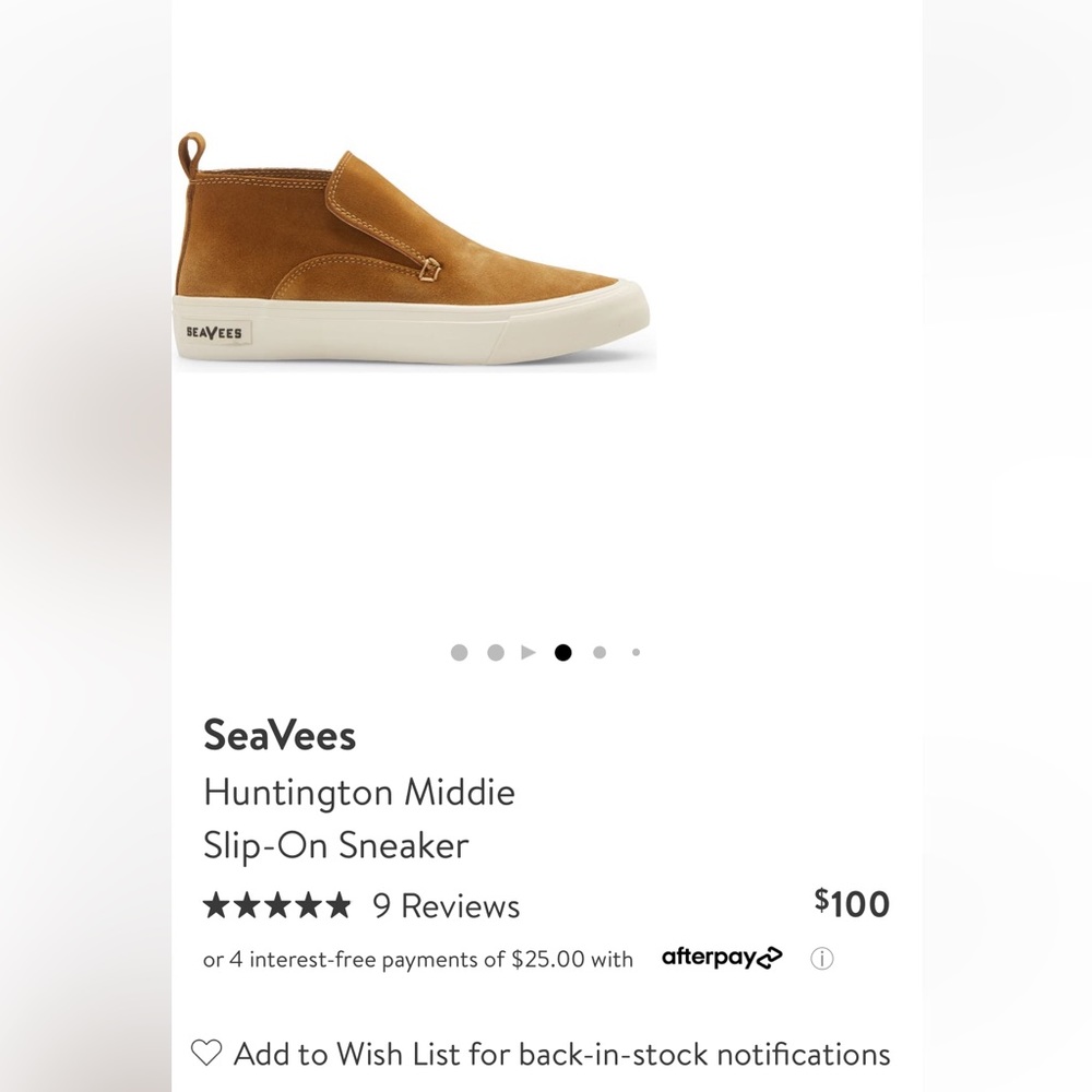 SeaVees Huntington Middie Slipon Sneaker